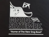 Marina Del Rey Skate Park T shirt - BLACK  X LARGE