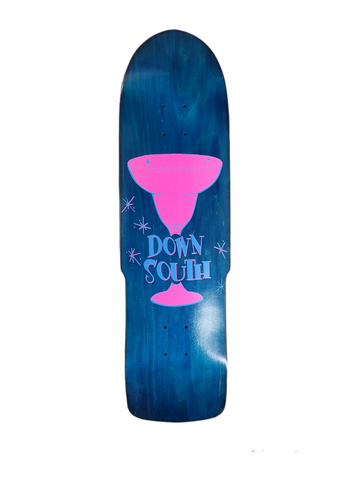 Down South Skates BOWL-A-RITA skateboard deck - BLUE STAIN 32" X 8.5"