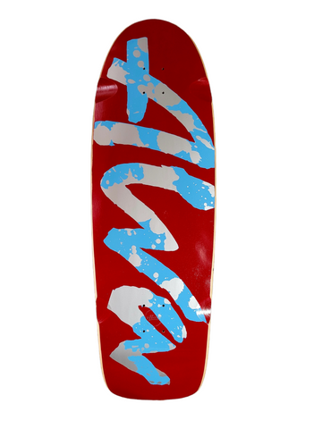 ALVA ROCKER skateboard deck - RED METALIC