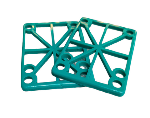 Riser Pads - 1/8" BOTTLE GREEN (with hardware)