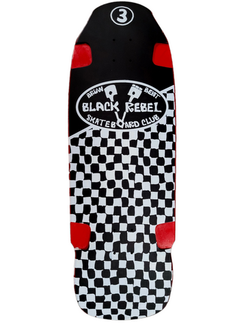 Black Rebel Skateboard Club BRIAN BENT deck - BLACK RED WHITE (#9 of 10)