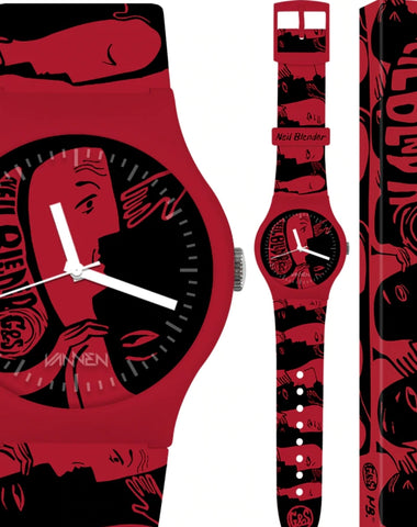 G&S Neil Blender FACES watch - RED BLACK