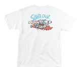 Santa Cruz SLASHER logo T shirt  XL- WHITE