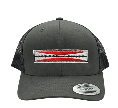 G&S Embroidered Trucker hat - GRAY