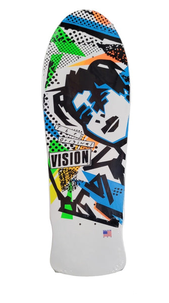 VISION GONZ reissue Skateboard Deck - WHITE DIP – SK8supply.com