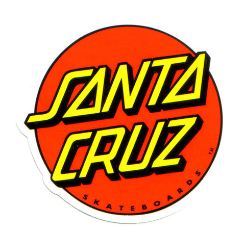 Santa Cruz DOT sticker 