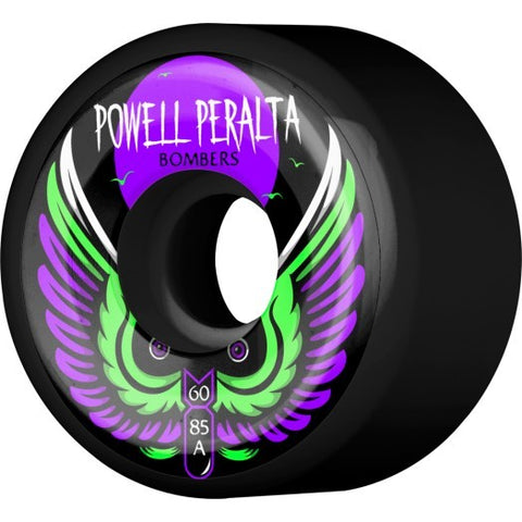 Powell Peralta BOMBERS wheels  60mm 85a BLACK