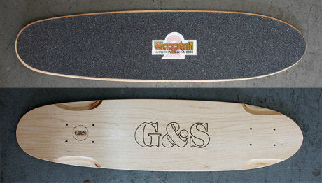  G&S Warp Tail 2 Reissue Skateboard Deck NATURAL