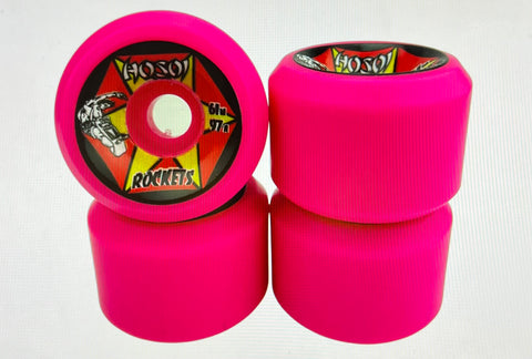 HOSOI Rockets Skateboard Wheels PINK