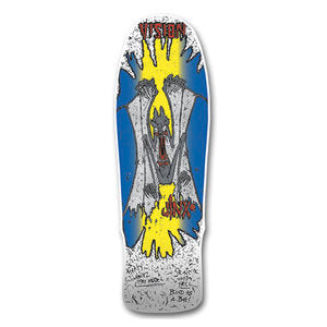 Vision ORIGINAL JINX reissue skateboard deck - WHITE YELLOW