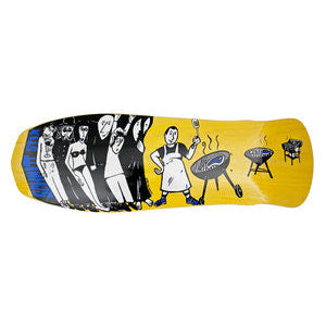Schmitt Stix JOE LOPES BBQ Modern concave Skateboard Deck - YELLOW